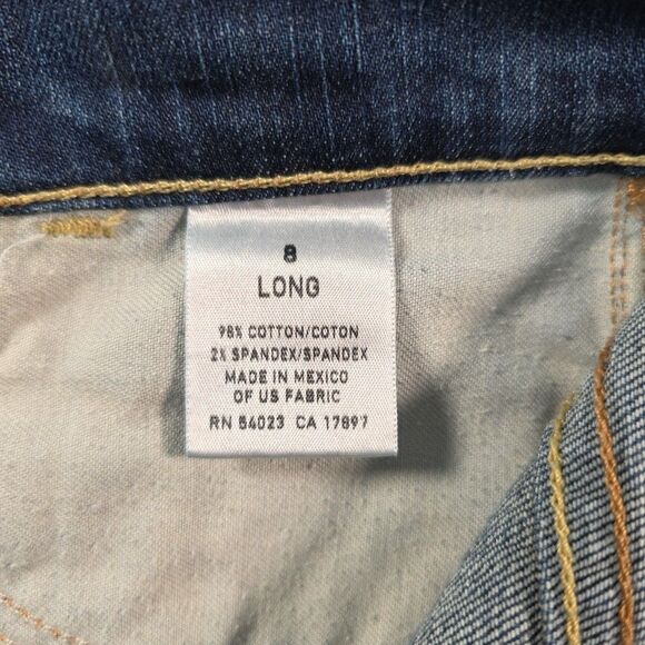 Old Navy The Flirt Jeans Women's Size 8 Long Stretch Quality Denim Bootcut - Picture 8 of 9